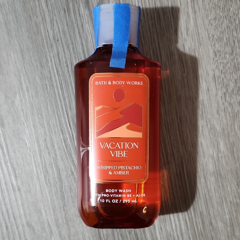 Bath & Body Works Vacation Vibe Body Wash Whipped Pistachio & Amber